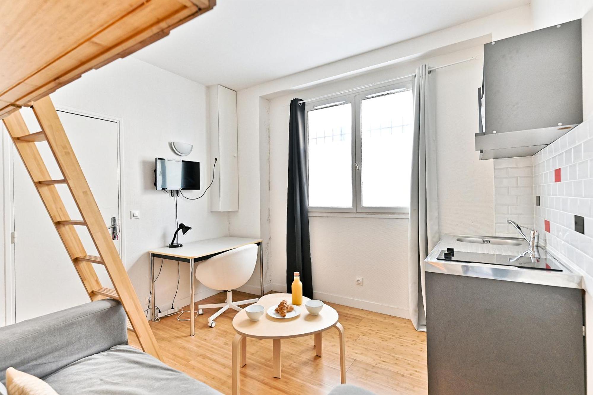 Charmant Studio Boulevard Voltaire Paris Bagian luar foto