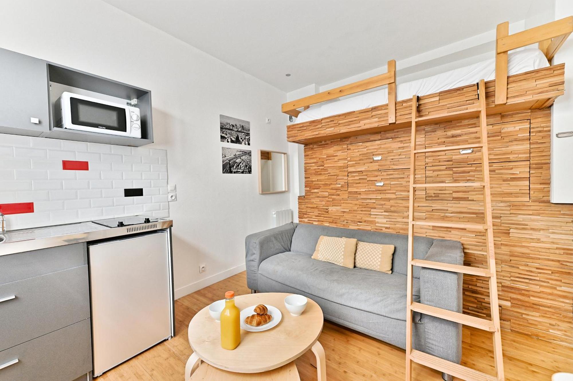 Charmant Studio Boulevard Voltaire Paris Bagian luar foto