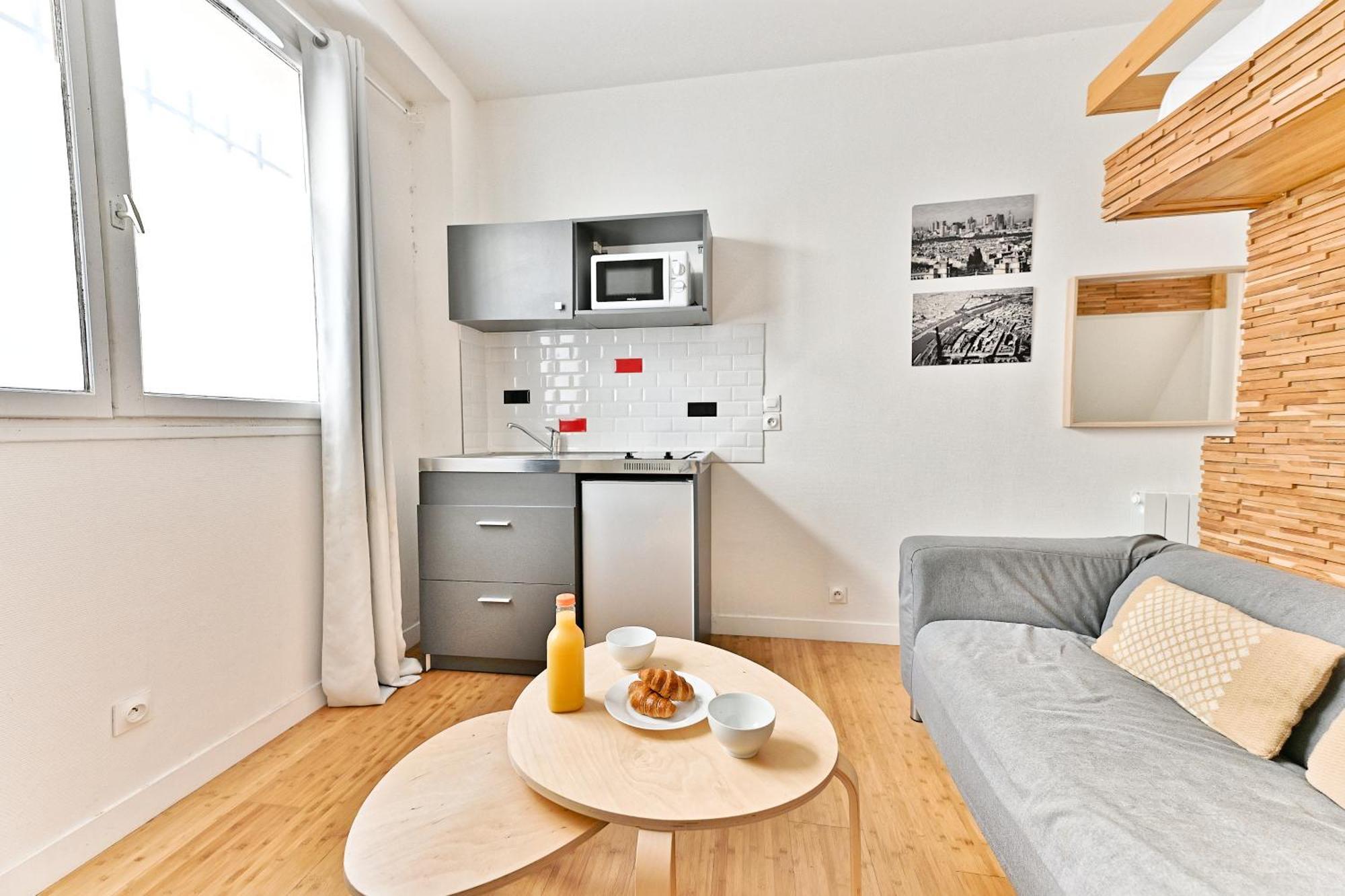 Charmant Studio Boulevard Voltaire Paris Bagian luar foto