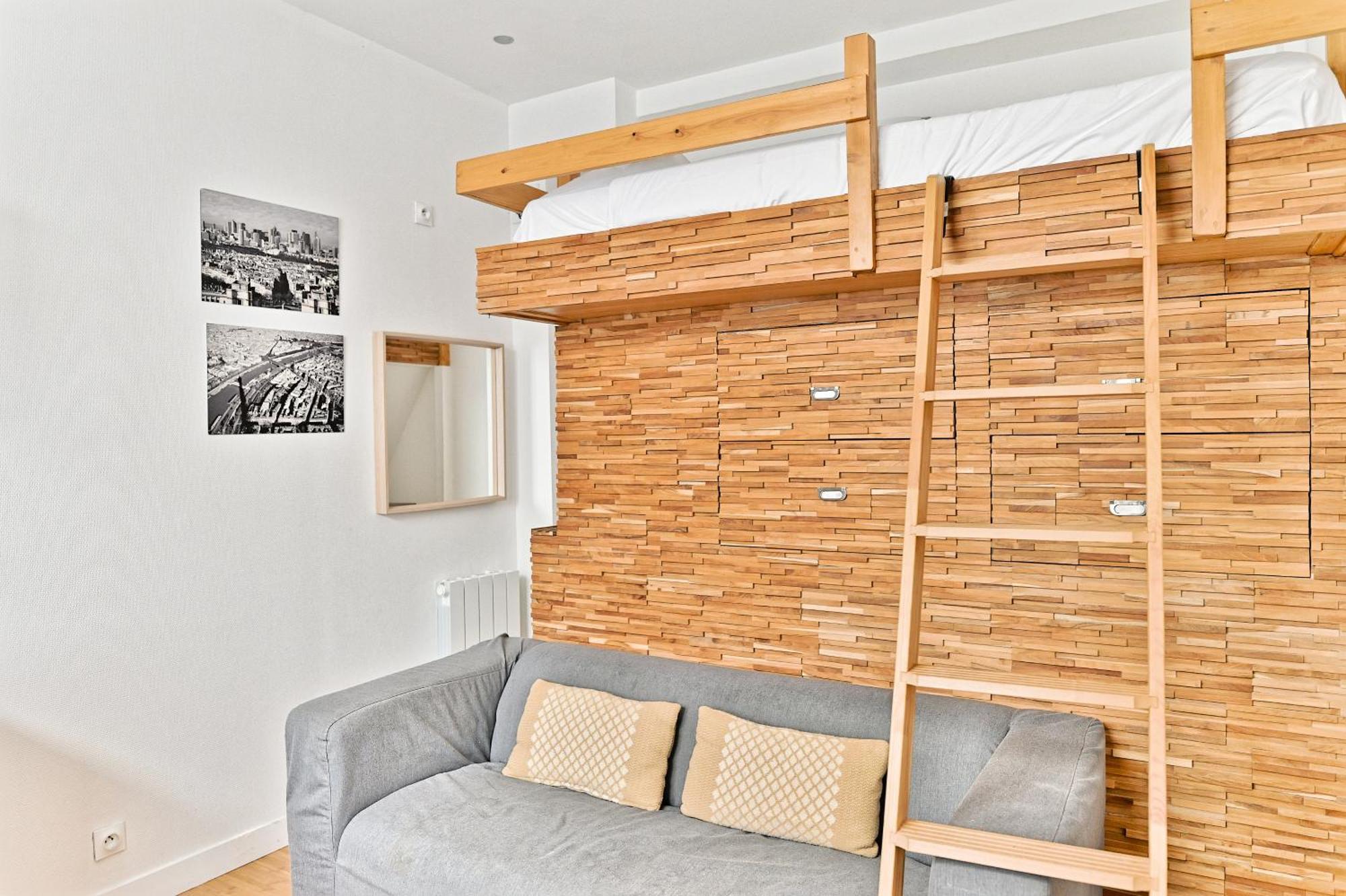Charmant Studio Boulevard Voltaire Paris Bagian luar foto