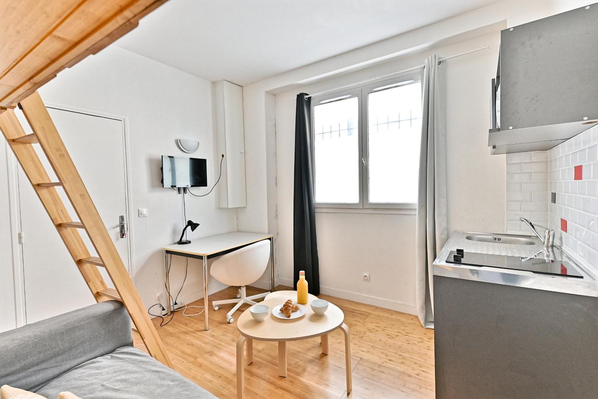 Charmant Studio Boulevard Voltaire Paris Bagian luar foto