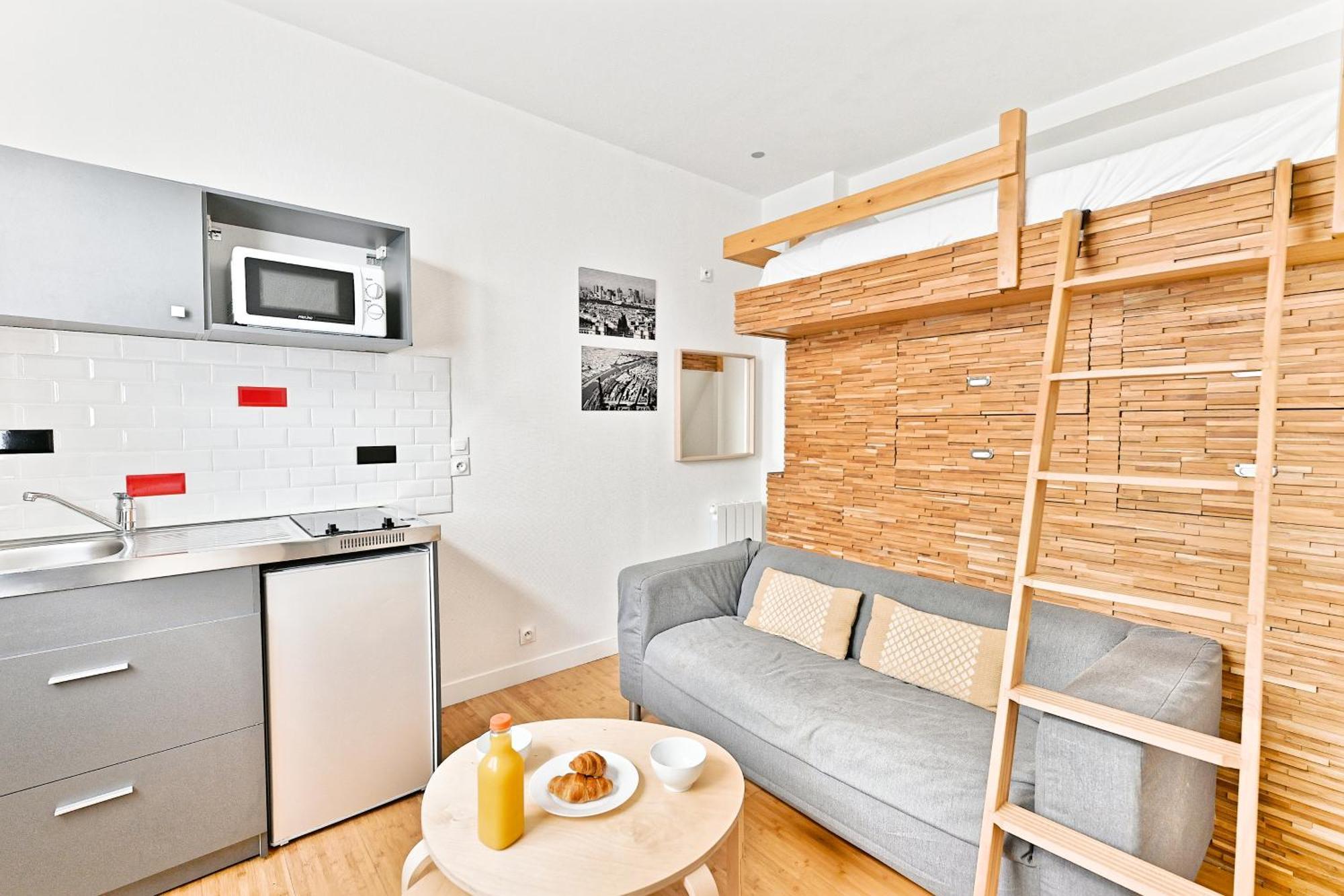 Charmant Studio Boulevard Voltaire Paris Bagian luar foto