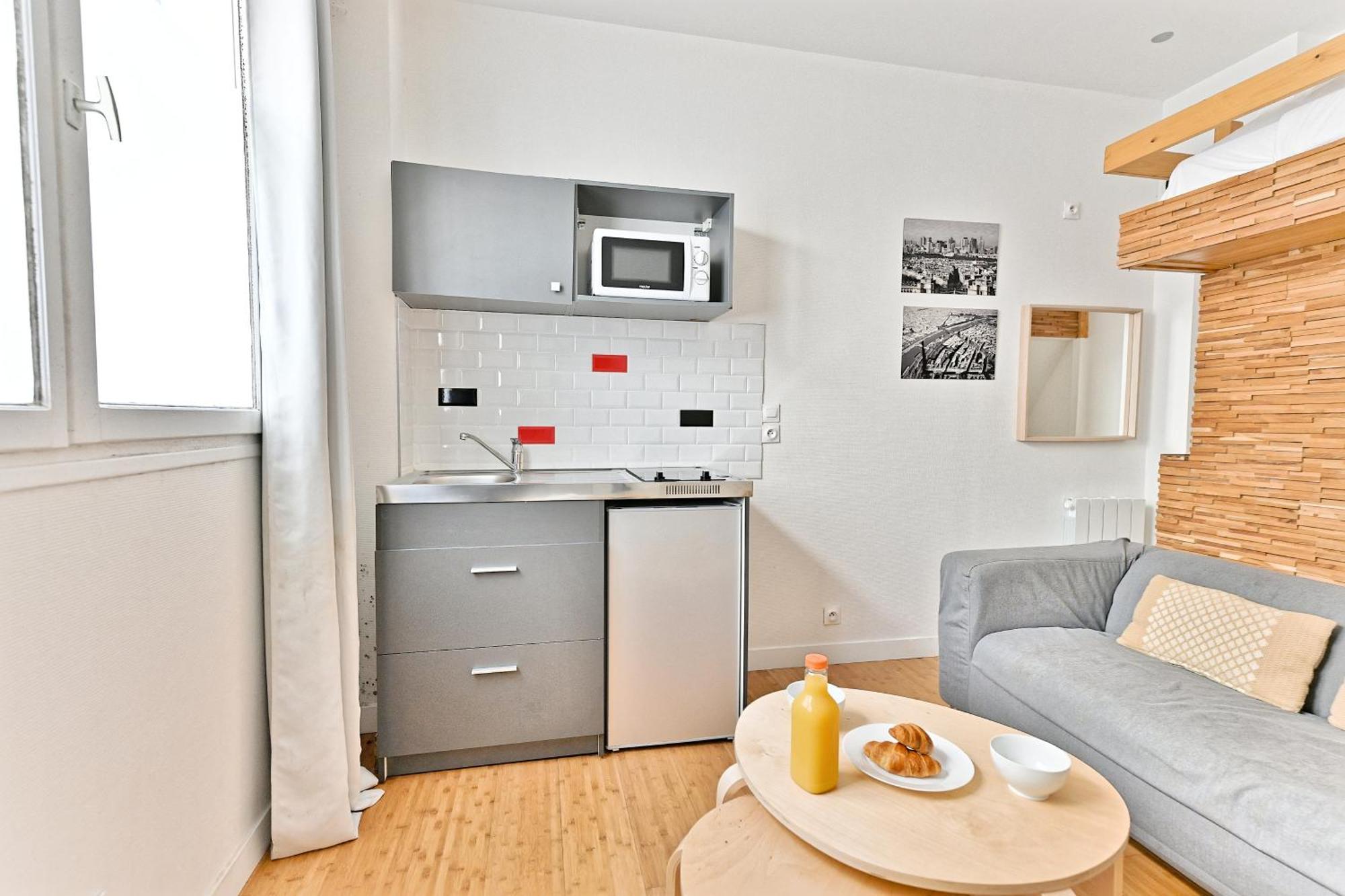 Charmant Studio Boulevard Voltaire Paris Bagian luar foto