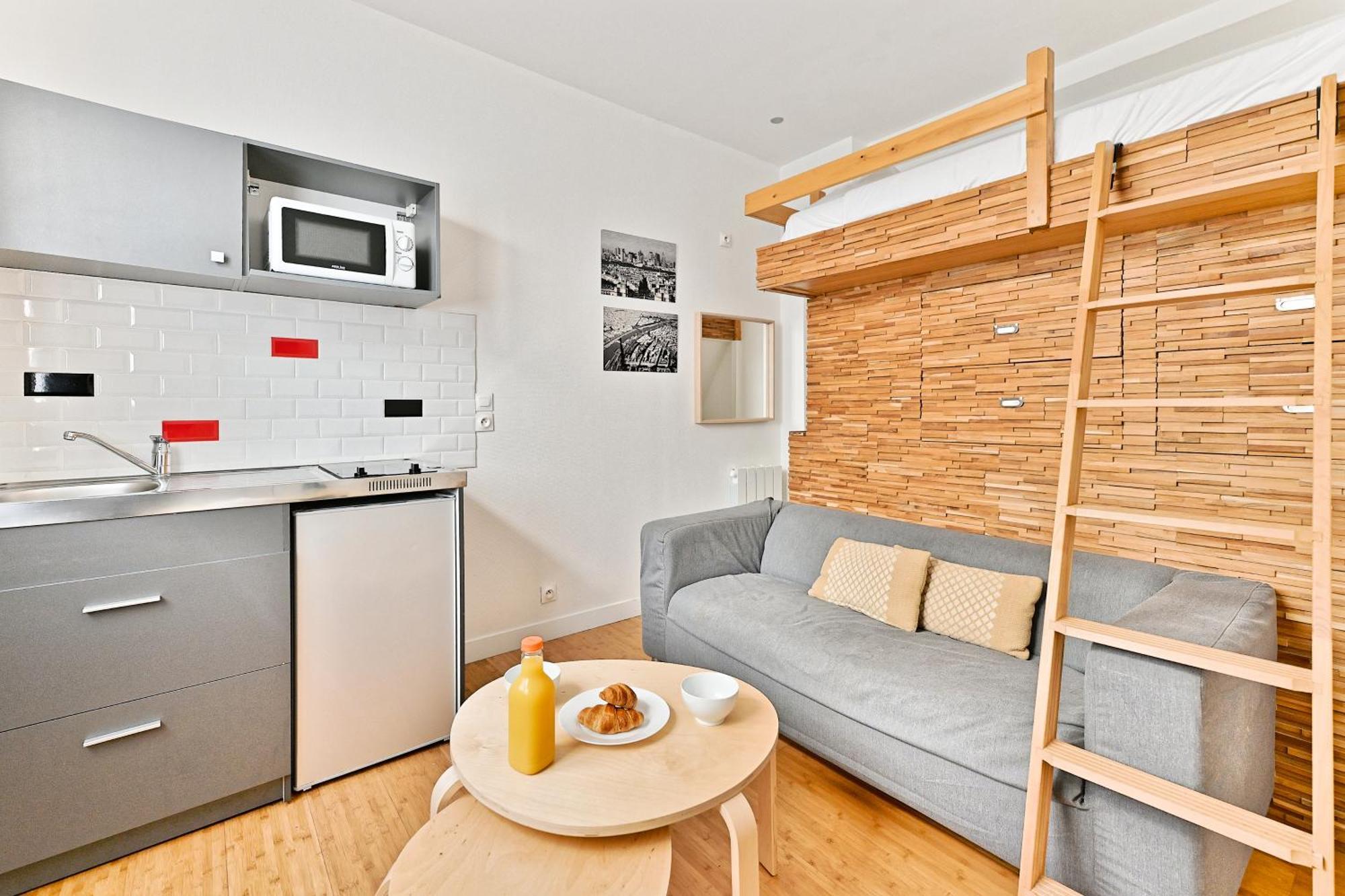Charmant Studio Boulevard Voltaire Paris Bagian luar foto